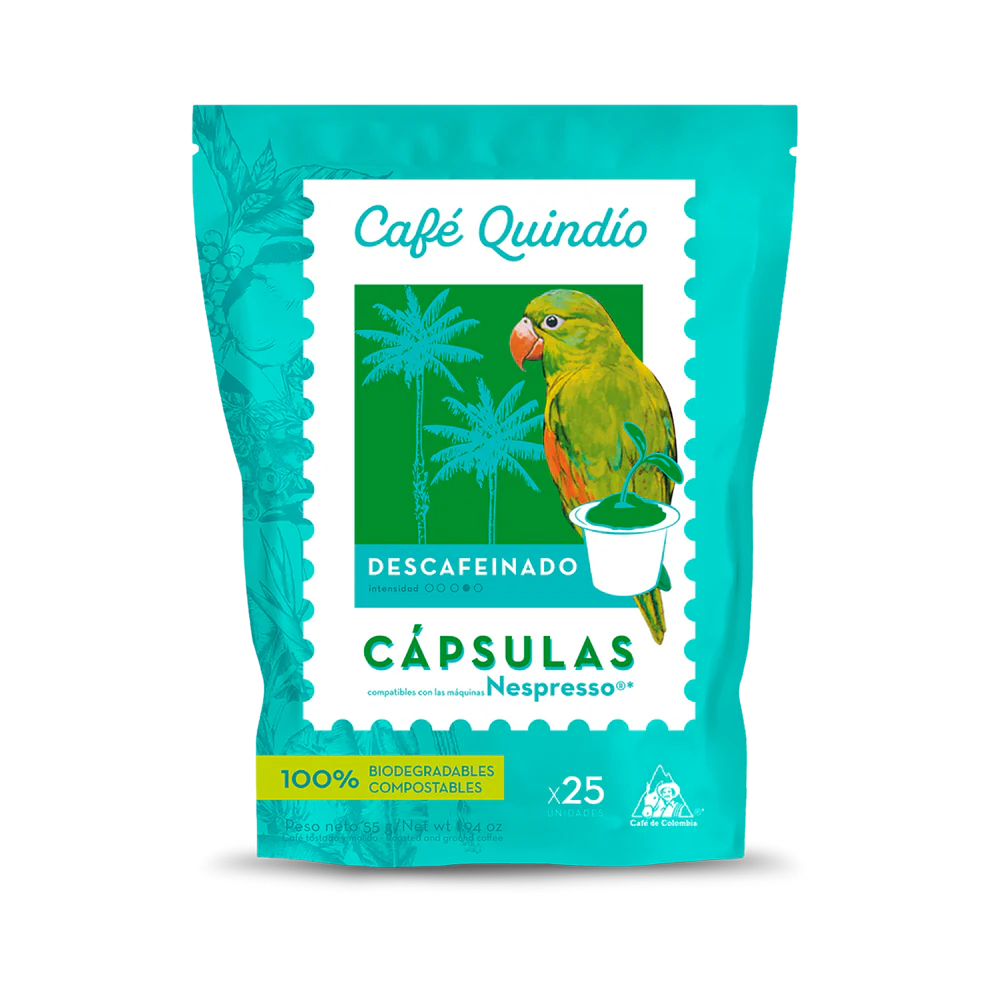 Cafe Quindio Decaffeinated Coffee Capsules